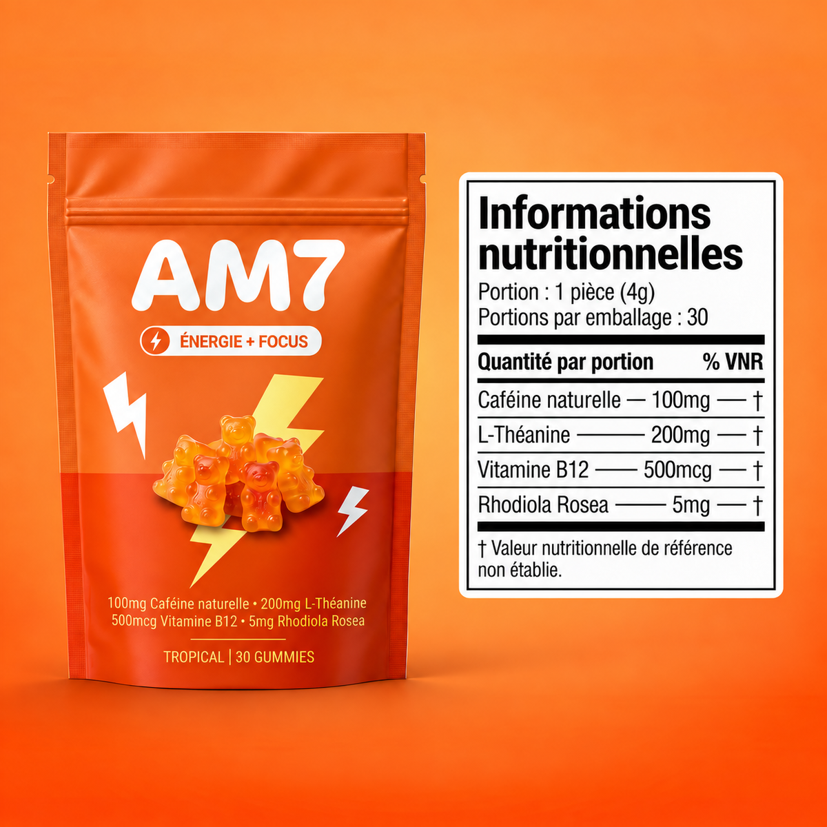 Gummies Énergie & Focus AM7